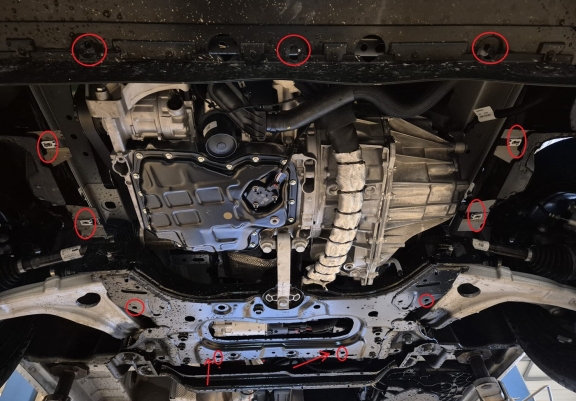 Cache sous moteur et de la boîte de vitesse Nissan Interstar Aluminium
