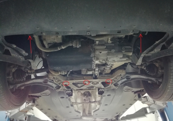 Cache sous moteur et de la boîte de vitesse VW Tiguan