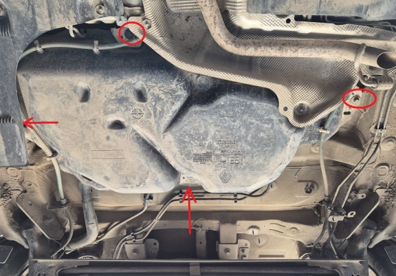 Cache de protection de réservoir Dacia Jogger
