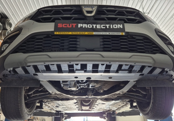 Aluminium cache sous moteur et de la boîte de vitesse Dacia Jogger