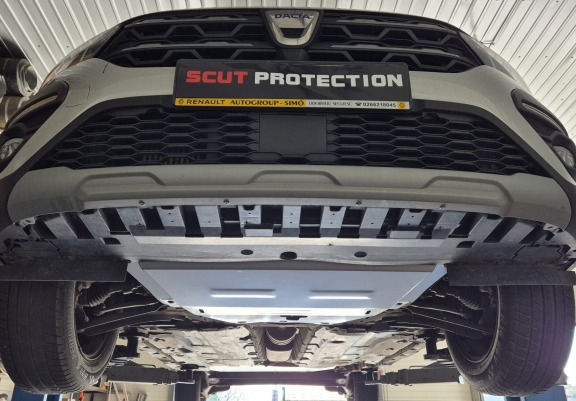 Aluminium cache sous moteur et de la boîte de vitesse Dacia Jogger