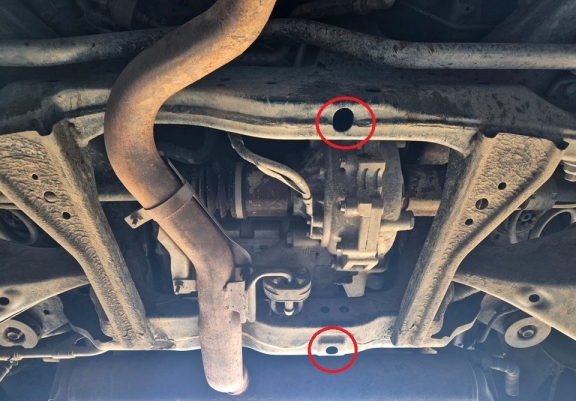 Cache de protection du différentiel Nissan X-Trail T33