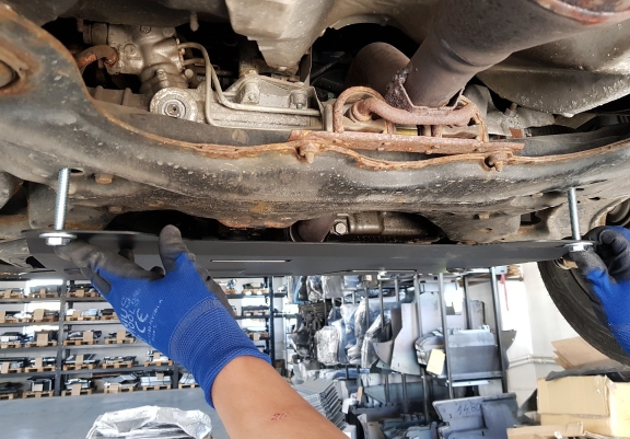 Cache sous moteur et de la boîte de vitesse en aluminium Seat Leon Cupra
