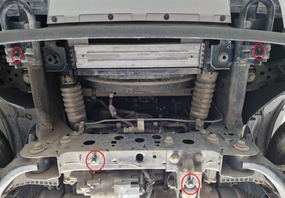 Cache de protection de radiateur en aluminium Volkswagen Amarok