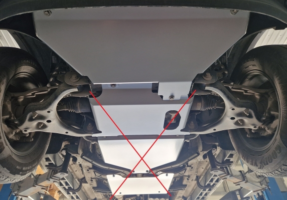 Cache de protection de radiateur en aluminium Volkswagen Amarok