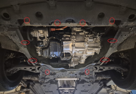 Cache sous moteur et de la boîte de vitesse Lexus UX