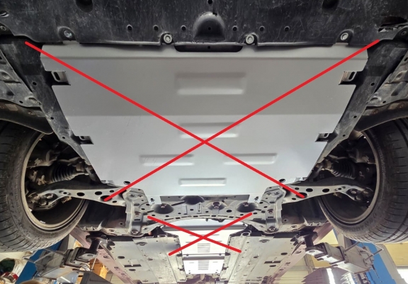 Protection convertisseur catalytique/cat lock  en aluminium Lexus UX