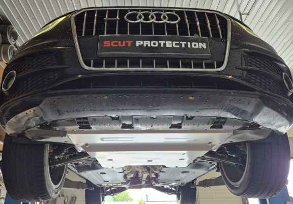 Cache sous moteur et de la boîte de vitesse en aluminium Audi Q3