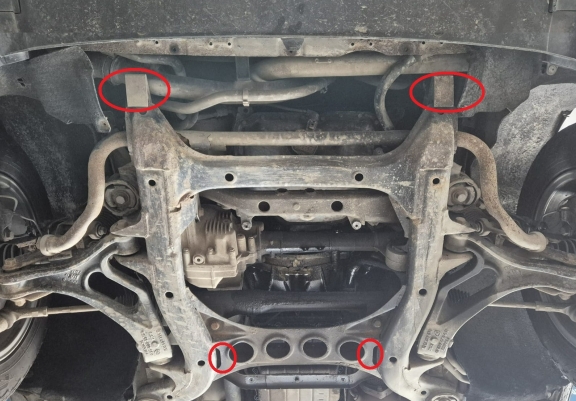 Cache Sous Moteur Volkswagen Touareg 7L