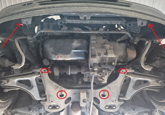 Cache sous moteur et de la boîte de vitesse Renault Twingo