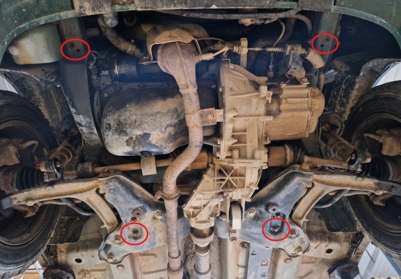 Cache sous moteur Fiat Panda 4x4 - forfait promotionnel