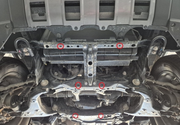 Cache sous moteur Toyota Land Cruiser - forfait promotionnel aluminium