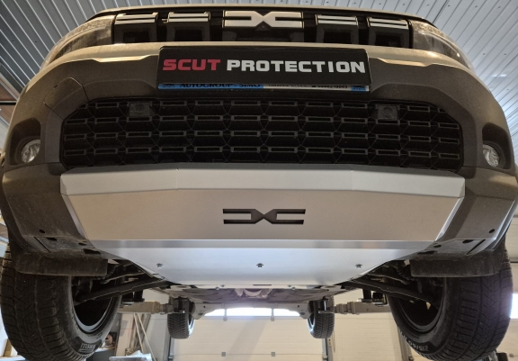 Cache sous moteur et de la boîte de vitesse en aluminium Dacia Duster- 4x2