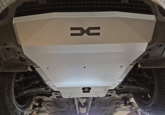 Cache sous moteur et de la boîte de vitesse en aluminium Dacia Duster- 4x2