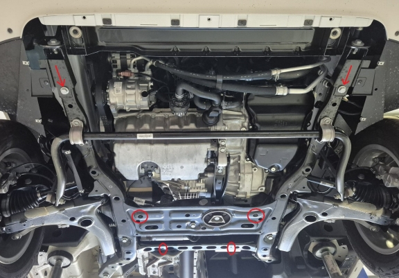 Cache sous moteur et de la boîte de vitesse MAN Tge