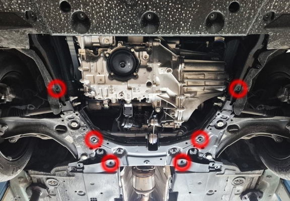Cache sous moteur et de la boîte de vitesse Renault Clio 6
