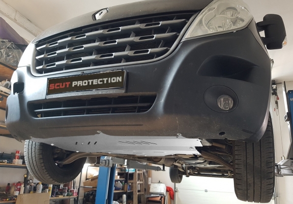 Cache sous moteur et de la boîte de vitesse Opel Movano Aluminium