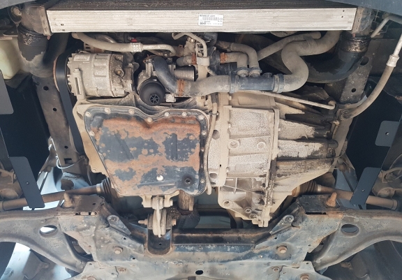 Cache sous moteur et de la boîte de vitesse Opel Movano Aluminium