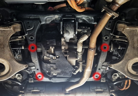 Cache de protection du différentiel Chery Tiggo 9