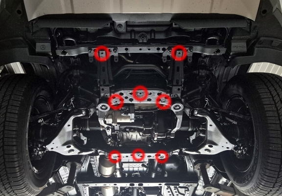 Cache Sous moteur Toyota Hilux