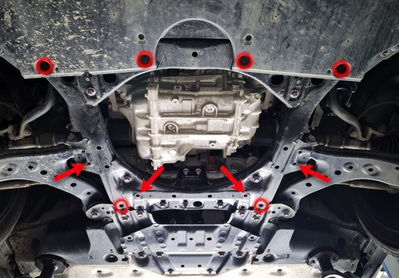 Cache sous moteur et de la boîte de vitesse Subaru Soltera