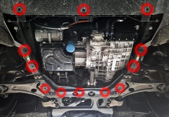 Cache sous moteur et de la boîte de vitesse Omoda 9 Aluminium
