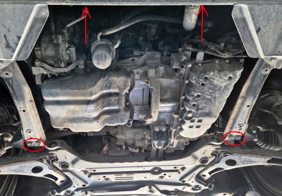 Cache Sous Moteur Mitsubishi Eclipse Cross - Aluminium