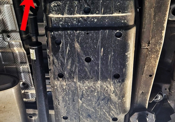 Cache de protection de réservoir Ssangyong Musso Grand