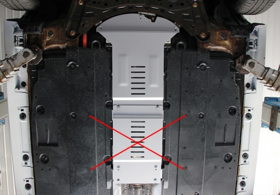 Protection convertisseur catalytique/cat lock  en aluminium Toyota Corolla