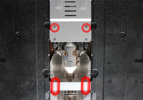 Protection convertisseur catalytique/cat lock  en aluminium Toyota Prius