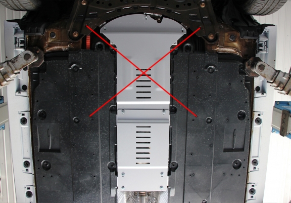 Protection convertisseur catalytique/cat lock  en aluminium Toyota Prius