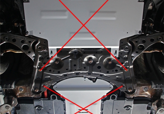 Protection convertisseur catalytique/cat lock  en aluminium Toyota Prius