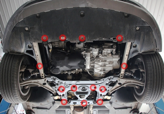 Cache sous moteur et de la boîte de vitesse Mercedes GLB X247